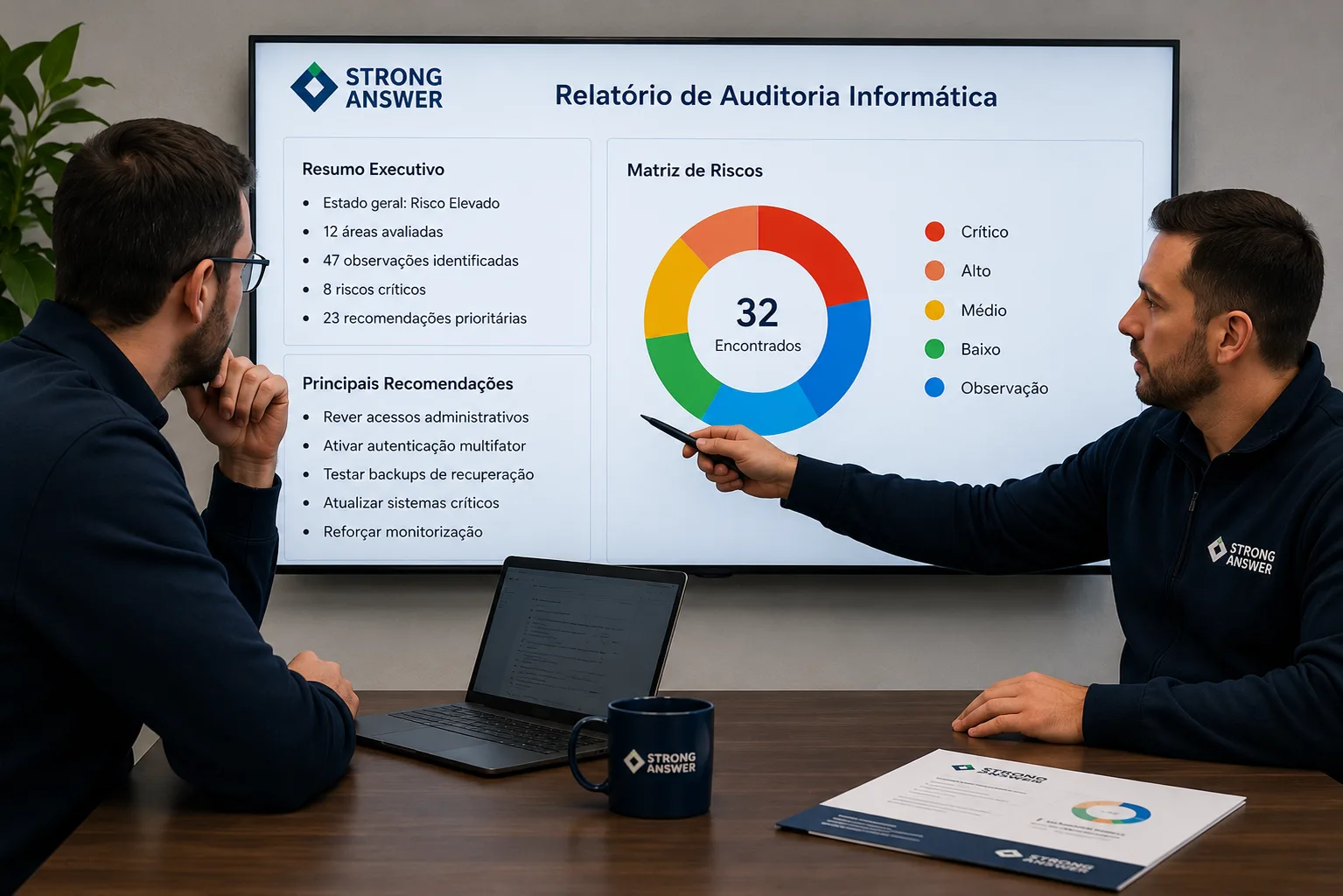 Presentación de los resultados de una auditoría informática